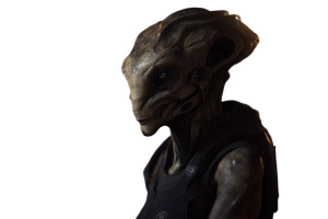 Alien Barmaid Vinyl Car Decal Sticker – Waterproof & UV-Resistant 8"