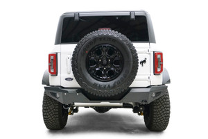 Upgrade Your 2021-2023 Ford Bronco with Fab Fours Matte Black Bumper | Direct Fit | Heavy-Duty Steel