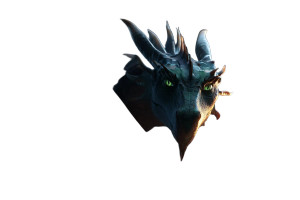 Majestic Dragon Close-Up Vinyl Car Decal Sticker – Waterproof & UV-Resistant 8"