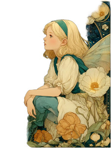 Blonde Fairy Garden Vinyl Car Decal Sticker – Waterproof & UV-Resistant 8" Blonde Fairy Garden Vinyl Car Decal Sticker – Waterproof & UV-Resistant 8"