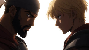 Epic Anime Battle V6 Vinyl Car Decal Sticker – Waterproof & UV-Resistant 8"