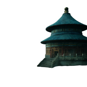 Temple Of Heaven Typhoon Vinyl Car Decal Sticker – Waterproof & UV-Resistant 8"