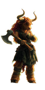 Highland Cow Minotaur Vinyl Car Decal Sticker – Waterproof & UV-Resistant 8" Highland Cow Minotaur Vinyl Car Decal Sticker – Waterproof & UV-Resistant 8"