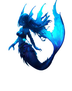 Demonic Mermaid Vinyl Car Decal Sticker – Waterproof & UV-Resistant 8"