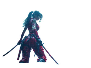 Demon Hunter Attack Vinyl Car Decal Sticker – Waterproof & UV-Resistant 8"