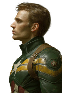 Captain America Heroic Vinyl Car Decal Sticker – Waterproof & UV-Resistant 8"