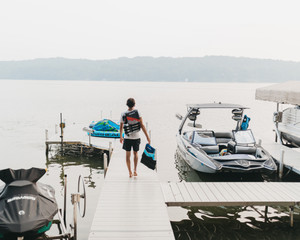 Secure XS Life Vest | Fits 29-32in Chest | USCG & Transport Canada Approved | Blue/Black/Grey