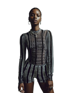 Edgy Supermodel Fashion Vinyl Car Decal Sticker – Waterproof & UV-Resistant 8"