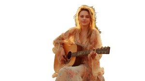 Fair-Haired Guitarist Vinyl Car Decal Sticker – Waterproof & UV-Resistant 8"