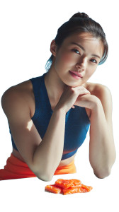 Fitness Woman Eating Vinyl Car Decal Sticker – Waterproof & UV-Resistant 8"