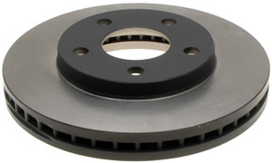 Raybestos Street Performance Brake Rotor | Black Fusion Coating, Mill Balanced Design, Optimal Cooling