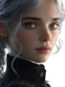 Violet Sorrengail Portrait Vinyl Car Decal Sticker – Waterproof & UV-Resistant 8"