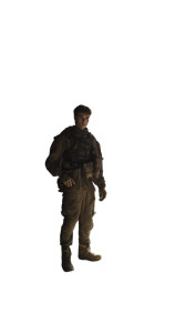 Melancholic French Soldier Vinyl Car Decal Sticker – Waterproof & UV-Resistant 8"