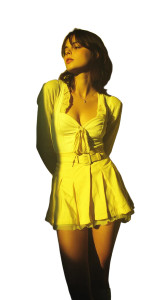 Stylish Girl Portrait Vinyl Car Decal Sticker – Waterproof & UV-Resistant 8"