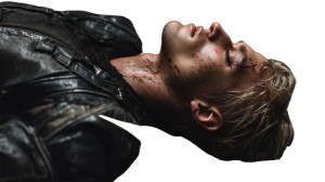 Injured Blonde Man Vinyl Car Decal Sticker – Waterproof & UV-Resistant 8"