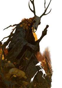 Ancient Druid Forest Vinyl Car Decal Sticker – Waterproof & UV-Resistant 8"