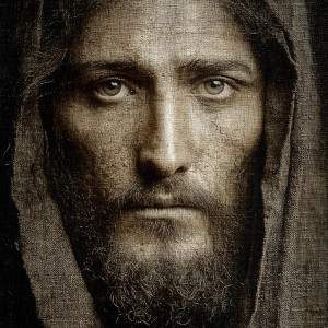 Jesus Christ Face Vinyl Car Decal Sticker – Waterproof & UV-Resistant 8"