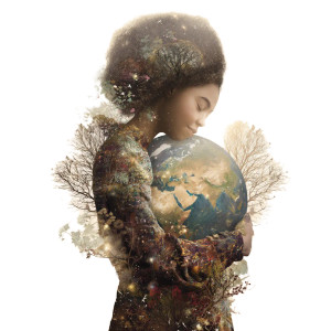 Compassionate Embrace Vinyl Car Decal Sticker – Waterproof & UV-Resistant 8"