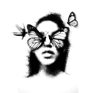 Butterfly Mask Portrait Vinyl Car Decal Sticker – Waterproof & UV-Resistant 8" Butterfly Mask Portrait Vinyl Car Decal Sticker – Waterproof & UV-Resistant 8"