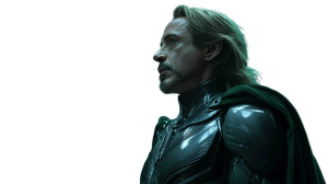 Futuristic Armored Hero V2 Vinyl Car Decal Sticker – Waterproof & UV-Resistant 8"