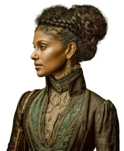 Victorian Aristocratic Woman Vinyl Car Decal Sticker – Waterproof & UV-Resistant 8"