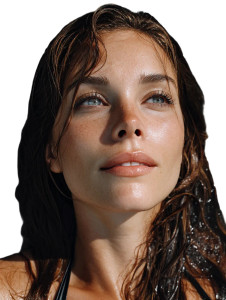 Mermaid On Rock V3 Vinyl Car Decal Sticker – Waterproof & UV-Resistant 8"