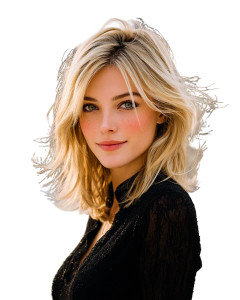 Parisian Woman Portrait Vinyl Car Decal Sticker – Waterproof & UV-Resistant 8"