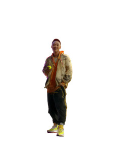 Fashionable Hip-Hop Man Vinyl Car Decal Sticker – Waterproof & UV-Resistant 8"