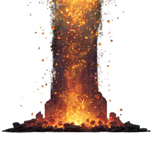 Flame Vinyl Car Decal Sticker – Waterproof & UV-Resistant 8"