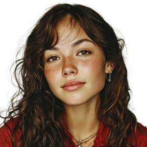 Natalie Nova Portrait Vinyl Car Decal Sticker – Waterproof & UV-Resistant 8"