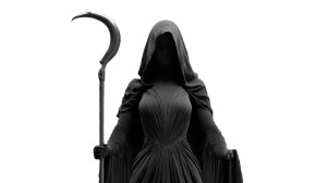 Goddess Of Death Vinyl Car Decal Sticker – Waterproof & UV-Resistant 8"