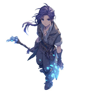 Fantasy Mage V4 Vinyl Car Decal Sticker – Waterproof & UV-Resistant 8"