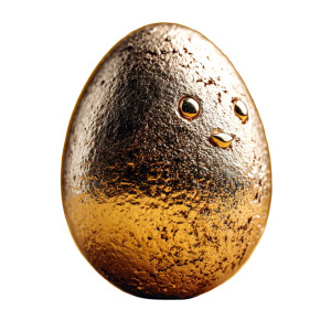 Golden Egg Vinyl Car Decal Sticker – Waterproof & UV-Resistant 8"