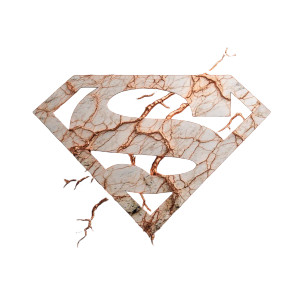 White Superman Logo Vinyl Car Decal Sticker – Waterproof & UV-Resistant 8"