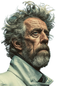 Hugh Laurie As Rick Vinyl Car Decal Sticker – Waterproof & UV-Resistant 8"