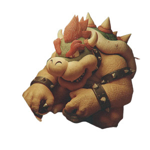 Bowser In Arcade Vinyl Car Decal Sticker – Waterproof & UV-Resistant 8"