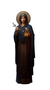 Mystic Saint Icon Vinyl Car Decal Sticker – Waterproof & UV-Resistant 8"