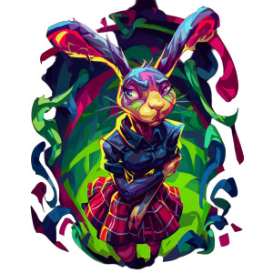 Rabbit Girl Vinyl Car Decal Sticker – Waterproof & UV-Resistant 8" Rabbit Girl Vinyl Car Decal Sticker – Waterproof & UV-Resistant 8"