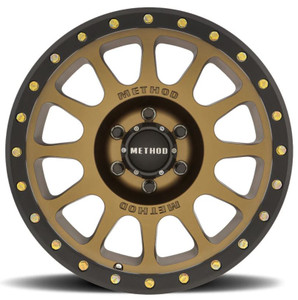 Enhance Your Off-Road Beast with Method Race Wheels 305 NV | 20x10 | Bronze With Black Bead Lock Ring