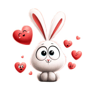 Kawaii Easter Bunny Vinyl Car Decal Sticker – Waterproof & UV-Resistant 8" Kawaii Easter Bunny Vinyl Car Decal Sticker – Waterproof & UV-Resistant 8"