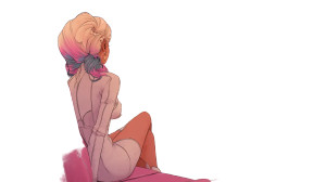 Futuristic Halfling Singer Vinyl Car Decal Sticker – Waterproof & UV-Resistant 8"