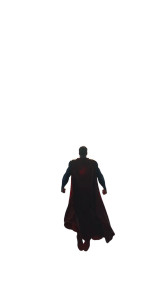Superman Vs Moon Vinyl Car Decal Sticker – Waterproof & UV-Resistant 8"