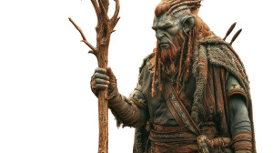 Firbolg Warden Vinyl Car Decal Sticker – Waterproof & UV-Resistant 8"