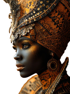 African Queen Portrait Vinyl Car Decal Sticker – Waterproof & UV-Resistant 8" African Queen Portrait Vinyl Car Decal Sticker – Waterproof & UV-Resistant 8"