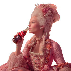 Marie Antoinette Drinking Vinyl Car Decal Sticker – Waterproof & UV-Resistant 8"