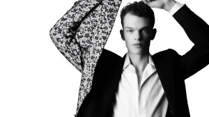 Androgynous Fashion Model Vinyl Car Decal Sticker – Waterproof & UV-Resistant 8"