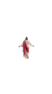 Ascending Jesus Christ Vinyl Car Decal Sticker – Waterproof & UV-Resistant 8"