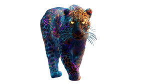 Neon Glow Leopard Vinyl Car Decal Sticker – Waterproof & UV-Resistant 8" Neon Glow Leopard Vinyl Car Decal Sticker – Waterproof & UV-Resistant 8"