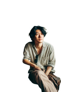 Korean Man In Café Vinyl Car Decal Sticker – Waterproof & UV-Resistant 8"