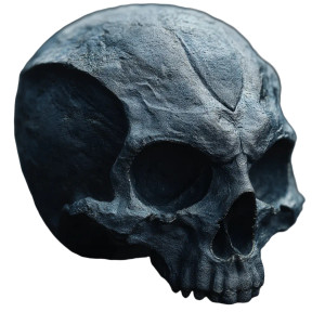 Ghost Skull Vinyl Car Decal Sticker – Waterproof & UV-Resistant 8"
